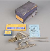 A boxed Record No. 050 combination plane with accessories.