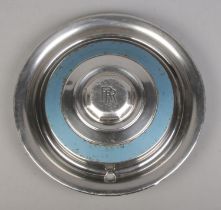 A vintage Rolls Royce hubcap, possibly for a Silver Cloud. Diameter 42cm.