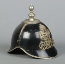 A Prussian tin plate pickelhaube, possibly police.