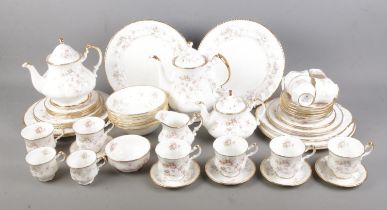 A good collection Royal Albert and Paragon tea wares in the Victoriana Rose pattern to include