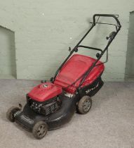 A Mountfield RV150 petrol lawnmower.