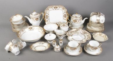 A collection of Noritake gilt decorated tea wares in the 44318 and 61640 patterns to include tea and