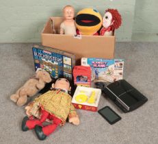 A good collection of vintage children's toys and games to include Rosie and Jim, Blankety Blank,