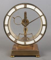 A vintage Kieninger & Obergfell Kundo electronic mantel clock. Height 26cm. Working order.