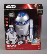 A large boxed R2-D2 Interactive Robotic Droid with programmable remote control.