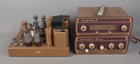A collection of Leak hi-fi equipment to include Stereo 50 Valve Pre-Amplifier, Trough-Line II FM