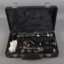 An Earlham Clarinet with Hite Mouthpiece in Original Box.