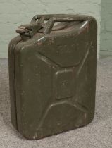 A vintage 20L jerry can.