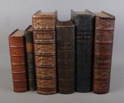 A good collection of antique mostly religious books to include John W. Parker Bible, Pilgrim's