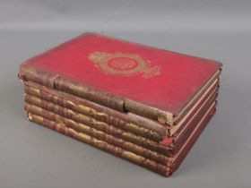 Robert Montgomery Martin, The British Colonies, six volumes, Tallis & Co. Covers heavily worn. Pages