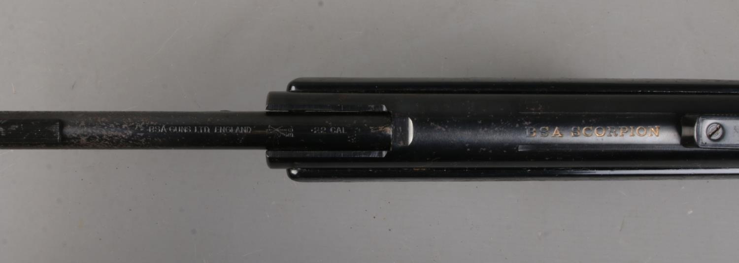 A BSA scorpion air pistol 0.22 calibre. RB43544. CANNOT POST