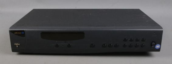 An Arcam Alpha 8 Hi-Fi CD player.