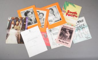 A selection of mixed ephemera including a letter from The Hon. Edward Adams with Buckingham Palace