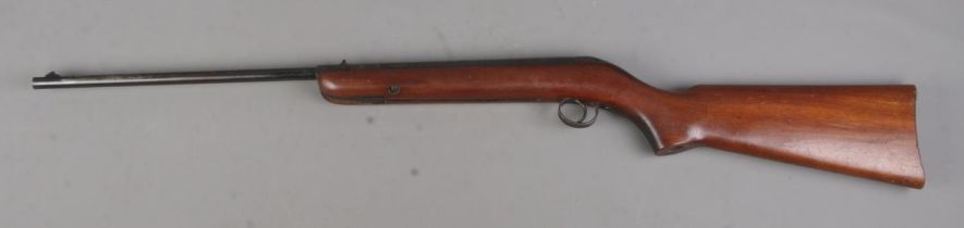 A break barrel .177cal air rifle. Possibly a BSA Cadet, BC45823. CANNOT POST. Cocks and fires.