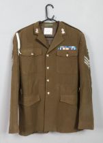 A British Army No.2 dress jacket. Size 182/112.