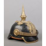 An Imperial German Wurttemberg infantry officers pickelhaube.