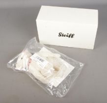 A boxed and sealed Steiff bear, Jill The Alpaca Bear (662683). With certificate of authenticity.