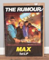 The Rumour, Max promotional poster. 65cm x 49cm.