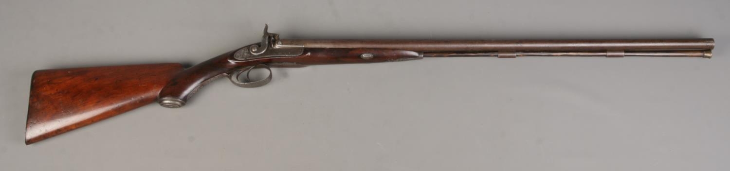 A 19th Century George and John Deane side by side percussion shotgun. Muzzle loading. With thirty - Bild 4 aus 8