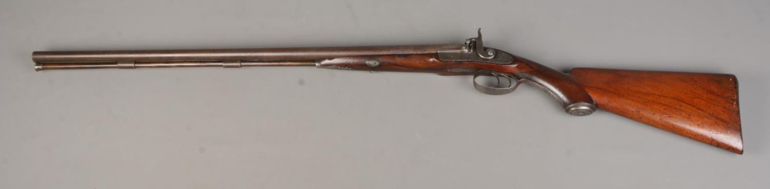 A 19th Century George and John Deane side by side percussion shotgun. Muzzle loading. With thirty - Bild 2 aus 8