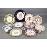 A quantity of ceramics including Royal Crown Derby , Spode, Minton's, Coalport, Japanese Imari etc