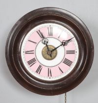 T. Lovejoy of Wimbledon postman's alarm clock featuring enamel dial with roman numeral marker and