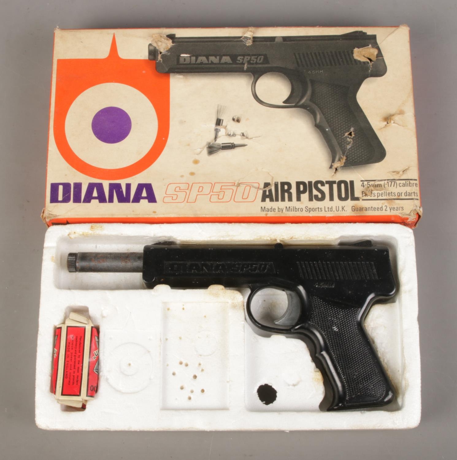 A Diana SP50 .177cal air pistol, in box. CANNOT POST OVERSEAS. - Bild 2 aus 3