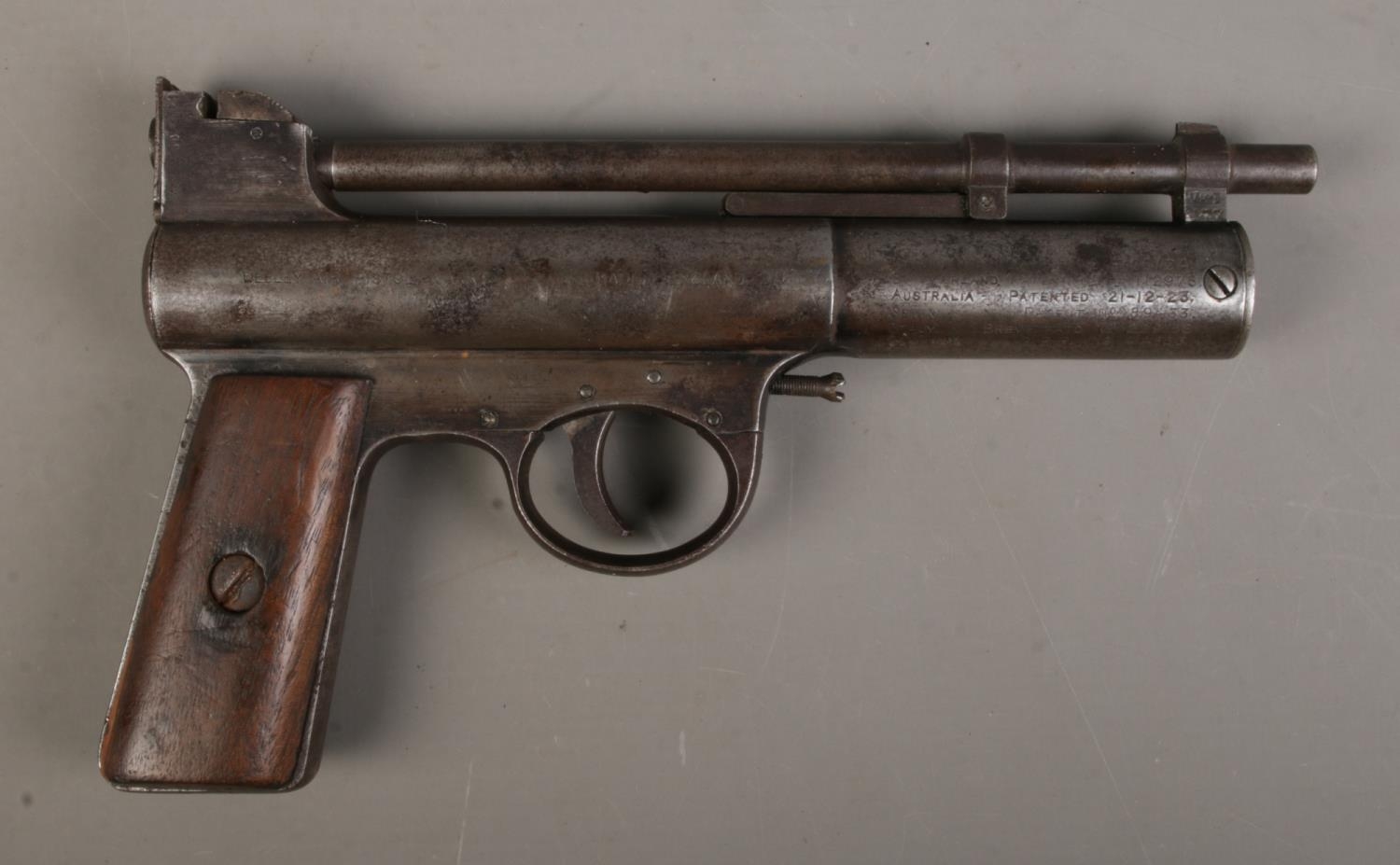 A Webley and Scott Mark 1 .177 calibre air pistol, serial number 42645. CANNOT POST OVERSEAS. - Image 2 of 2