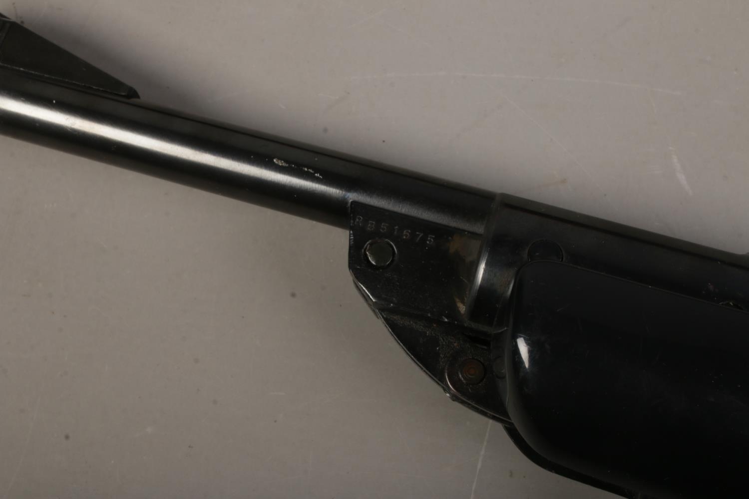 A BSA Scorpion .22 calibre air pistol with leather carry case. Serial Number RB51675. CANNOT POST. - Image 2 of 2