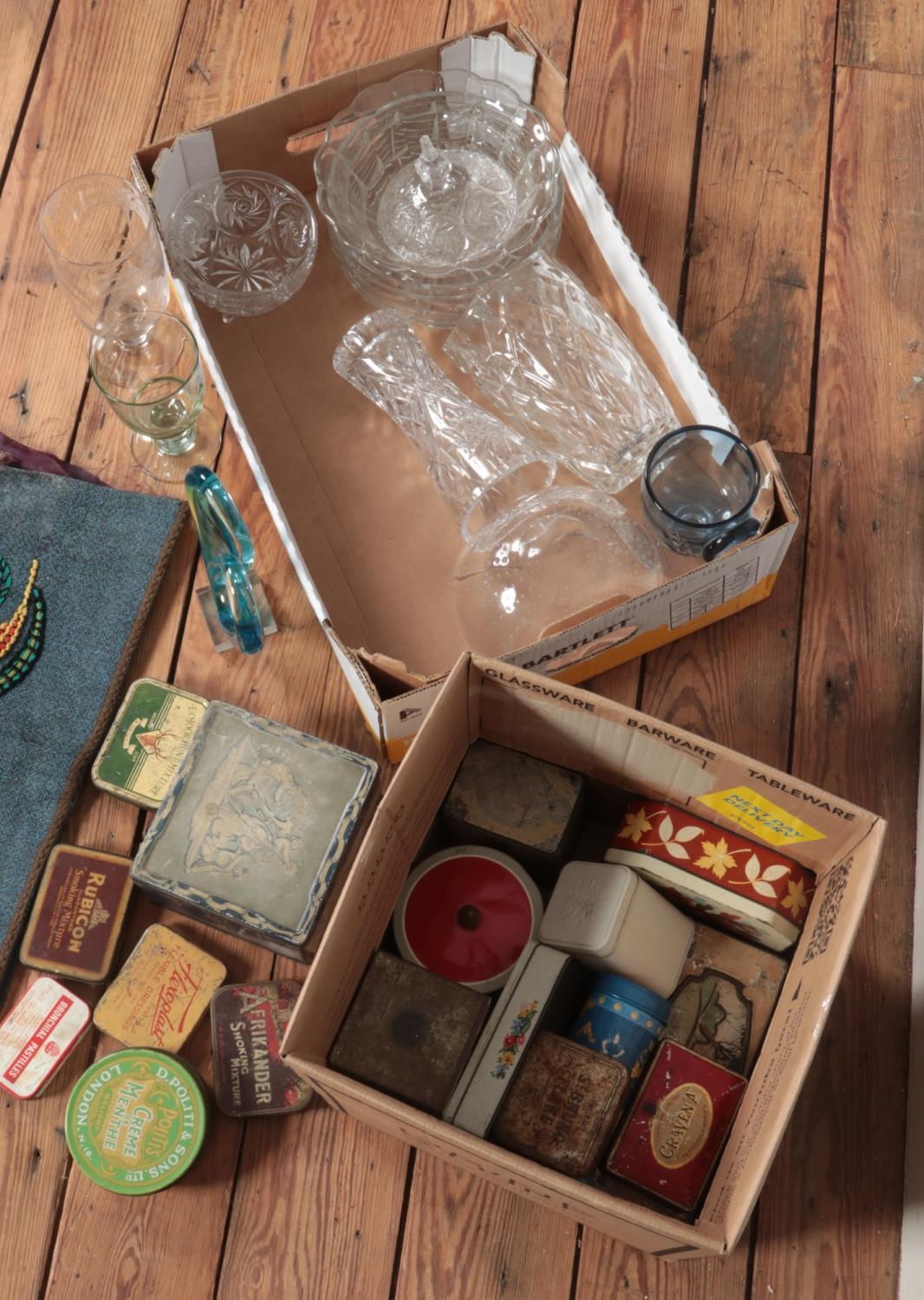 A collection vintage tins along to include several tobacco examples along with collection of - Image 2 of 2