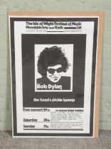 An Isle of Wight Festival of Music (29th, 30th and 31st August 1969) advertising poster featuring