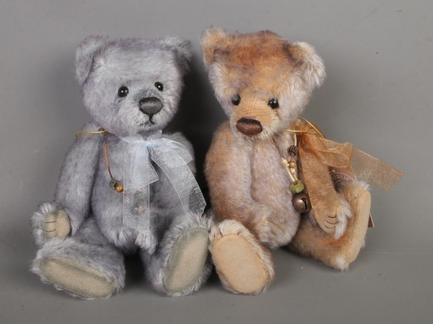 Two Limited Edition Charlie Bears jointed teddy bears from the Minimo Collection designed by