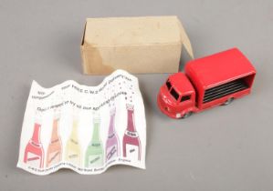 A Mettoy (pre-Corgi) diecast 1:43 scale promotional model Commer Milk deliver van, in red 'CWS