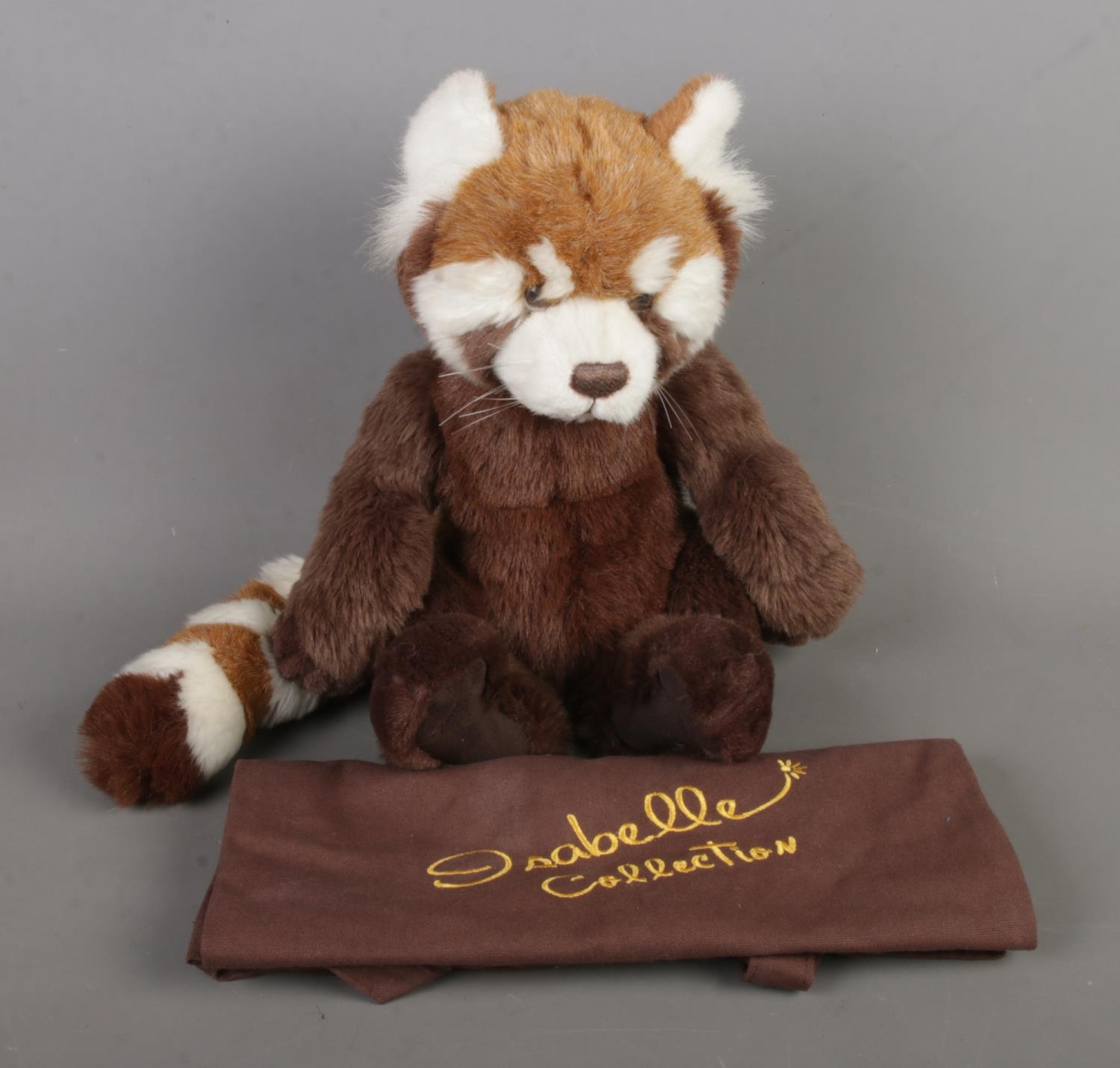 A Charlie Bears jointed teddy bear in the form of a Red Panda named Ronnie (CB083855), designed by