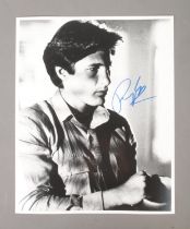 A Richard Gere signed monochrome photograph.