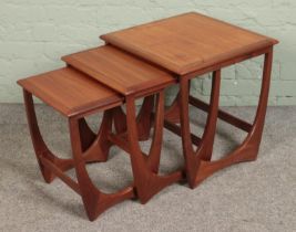 A G Plan nest of three teak tables.