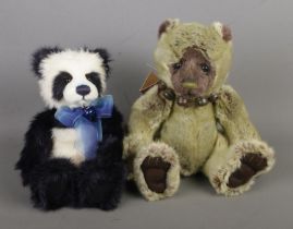 Two Charlie Bears jointed teddy bears designed by Isabelle Lee to include Trixie (CB104742) and