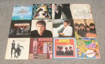 A good collection of rock and pop LP records. To include Iron Maiden (Seventh Son of A Seventh Son),