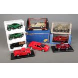 A boxed Welly Premium Edition Lamborghini Diablo together with a 1939 American LaFrance B-550RC of