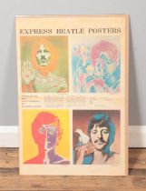 The Daily Express Beatles Poster advert page dated Friday February 23th 1968 displaying Richard