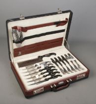 A cased Breitenbach Solingen cutlery set.