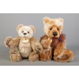 Two Charlie Bears jointed teddy bears. Danny (CB194521, designed by Isabelle Lee), and Wolfgang (