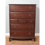 A Stag Minstrel chest of drawers.