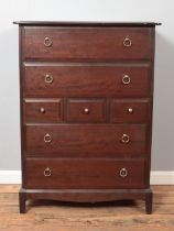 A Stag Minstrel chest of drawers.
