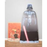 A Bruce Lee contra Los Halcones Negros film poster along with 2012 Darth Vader life-size folding