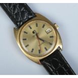 A gents Roamer Searock manual wristwatch. Having centre seconds, baton markers and date display. Not