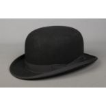 A vintage G.R Dunn & Co, London black felt bowler hat.