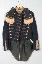 A 19th century US Navy jacket for the 71st New York State militia. Gilt buttons all numbered 71