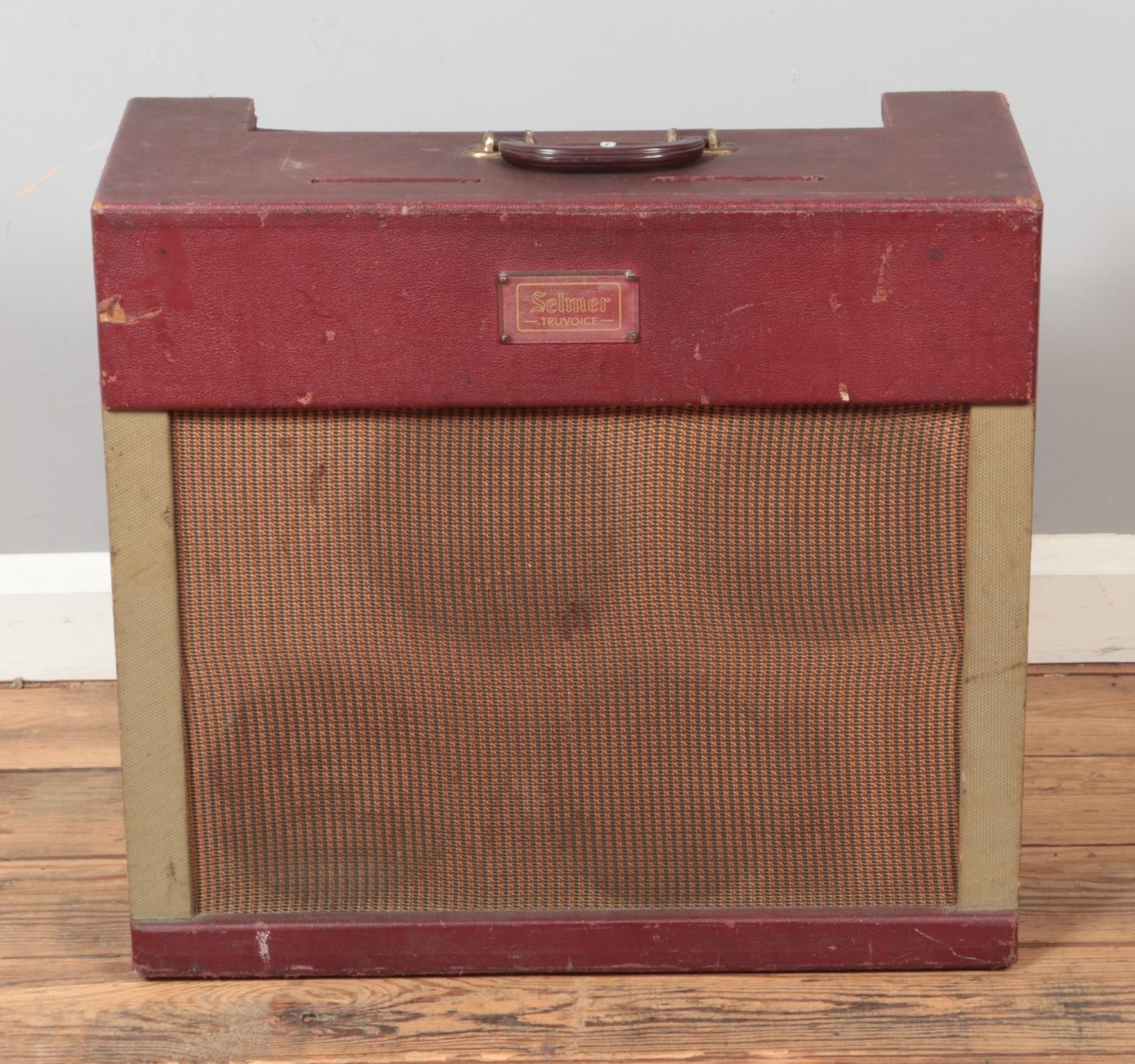 A Selmer Truvoice TV20 A rare 1950's combo valve amp.