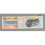 An original Corgi Toys advertising leaflet for the Commer Police Van with Battery Operated